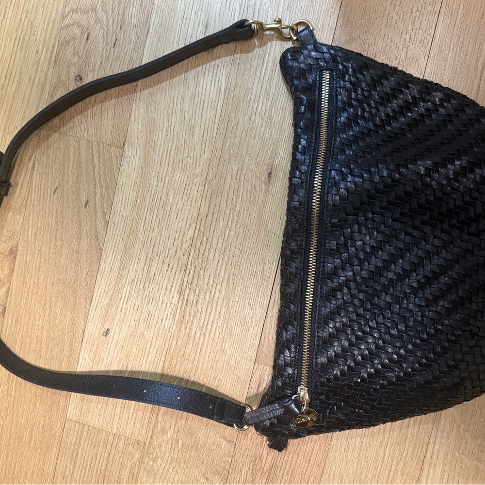 Clare V Black Woven Grande Fanny